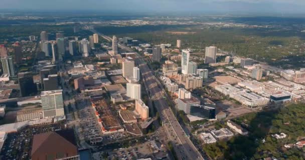 Drone View Galleria Mall Area Houston Texas Video Filmed Best — Stock videók