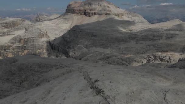 Grand Powerful Dolomites Val Gardena Taking Breath Fill Heart Its — Vídeo de stock