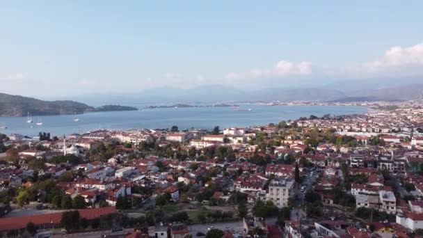 View City Mountains Fethiye Turkey — Video Stock