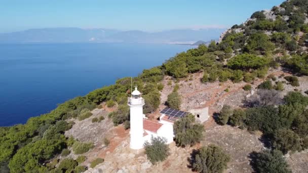 Famous Lighthouse Lycian Way Antalya Turkey — Stock Video