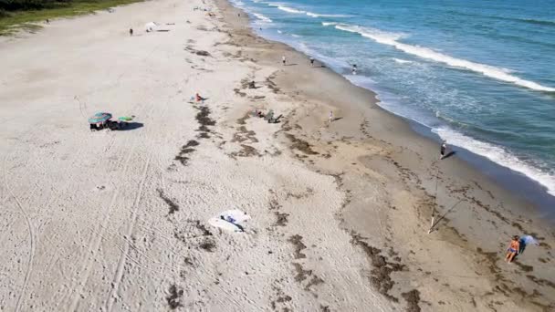 Cocoa Beach Travel Destination Florida Atlantic Ocean Coast — Vídeo de Stock