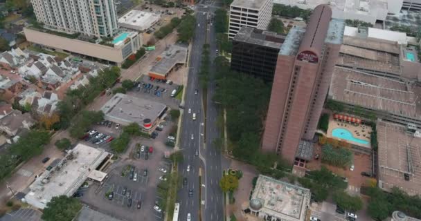 Aerial View Galleria Area Houston Texas — Stok video