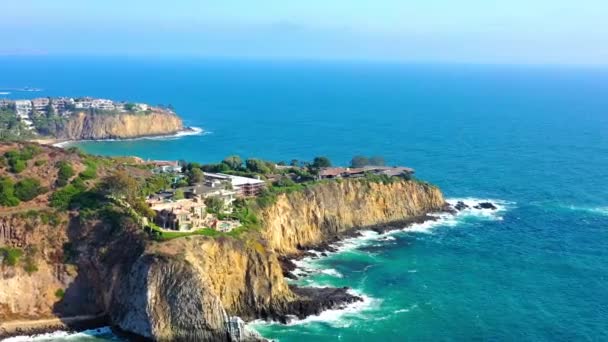 Ariel Video Nice Houses Laguna Beach Socal — Stok video