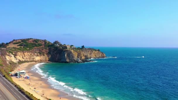 Rising Drone Video Laguna Beach California — Video Stock