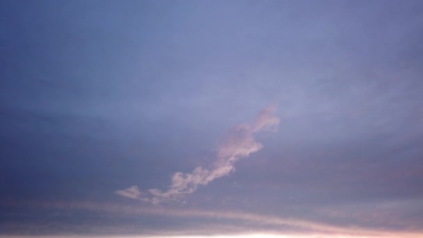 Sunset Clouds Time Lapse Beautiful Sky Clouds Background Sky Clouds — Vídeos de Stock