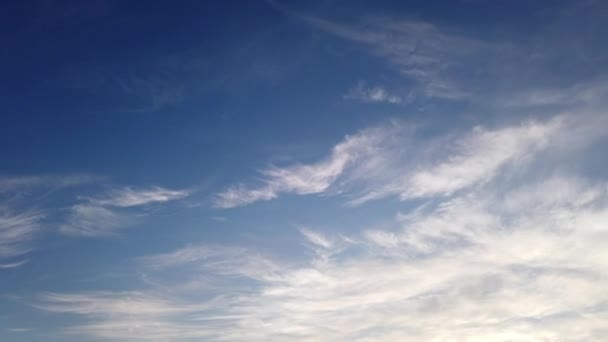 Время Истекает Красивое Небо Облаками Фон Небо Облаками Погода Природа — стоковое видео