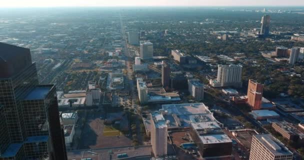 Aerial Galleria Area Houston Texas — Vídeo de Stock