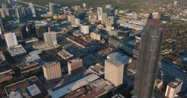 Aerial Galleria Area Houston Texas — 图库视频影像