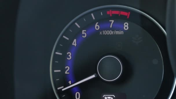 Tachometer Revving 000 Rpm — Vídeos de Stock