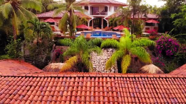 Flying Beautiful Resort Spa Costa Rica — Stok video