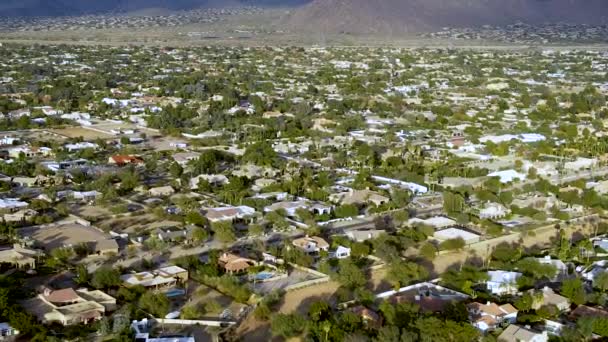 Arizona Landscape Suburban Housing Neighborhoods Scottsdale City Aerial — 비디오