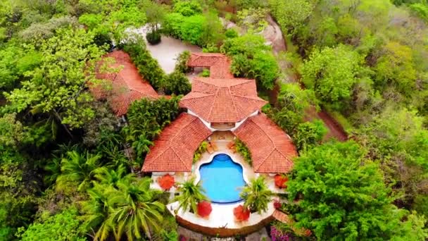 Los Altos Eros Tamarindo Costa Rica Beautiful Resort Spa — Stok video