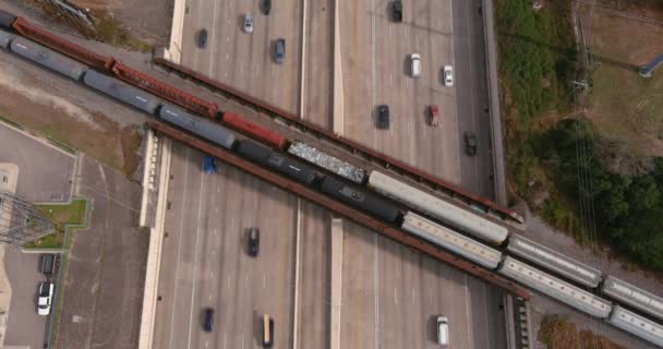 Time Lapse Cars Freeway Houston Texas — Stock videók