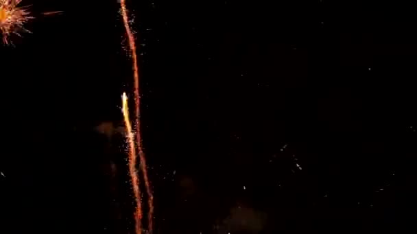 Fireworks Finale Filling Frame Loopable — Stockvideo