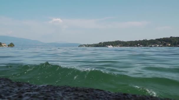 Enchanting Charm Lakefront Town Salo Garda Lake Lombardy Italy — Stock videók