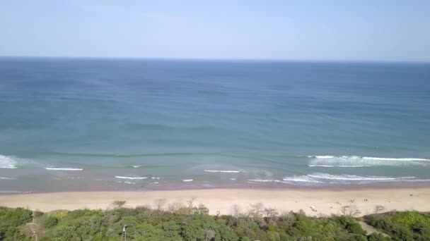 Blue Ocean Waves Nauset Light Beach Summer Cape Cod Eastham — Video Stock