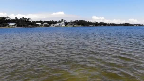 Still Shot Water Okaloosa Sound Next Destin Northwest Florida — Vídeos de Stock