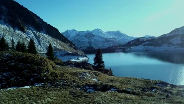 Lake Mountain Alps Austria — Stockvideo