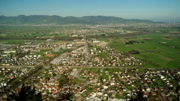 Homes Town Austrian People Hohenems — Video Stock