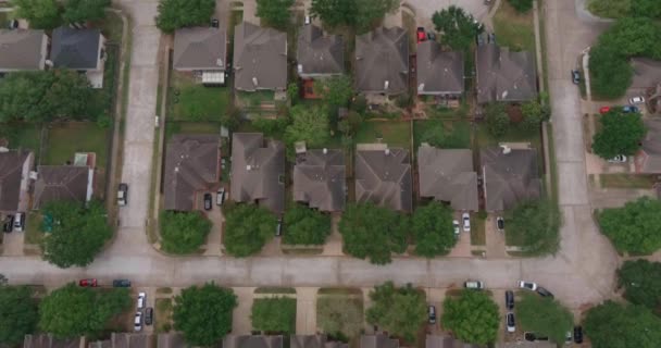 Aerial View Affluent Homes Houston Texas — Vídeo de Stock