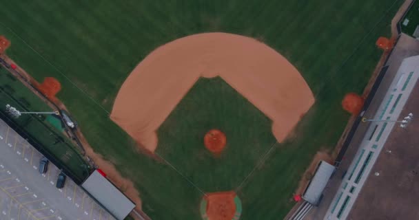 Birds Eye View Baseball Field — Video