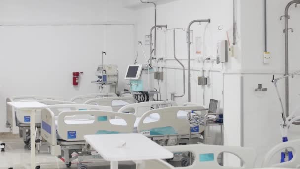 Intensive Care Hospital Unit Orbital Shot — Vídeo de Stock