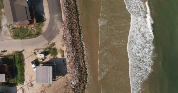 Birdseye View Homes Lake Jackson Beach Gulf Mexico Texas — Video
