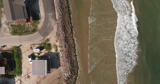 Birdseye View Homes Lake Jackson Beach Gulf Mexico Texas — 비디오