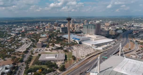 San Antonio Teksas Şehir Manzarası — Stok video