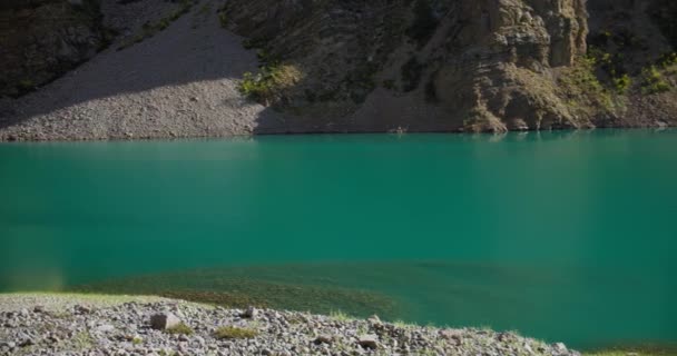 Lake Mountains Uzbekistan Central Asia Tian Shan Mountains Lake Badak — Video Stock