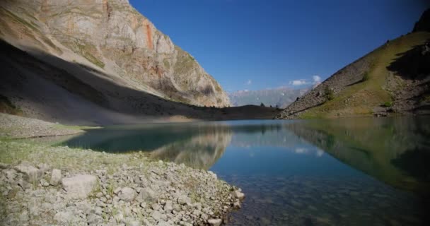 Lake Mountains Uzbekistan Early Morning View Central Asia Tian Shan — 비디오