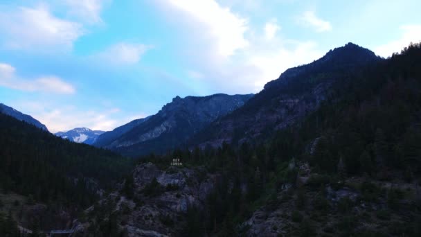 โอโดรนของ Box Canyon Falls Ouray Colorado — วีดีโอสต็อก