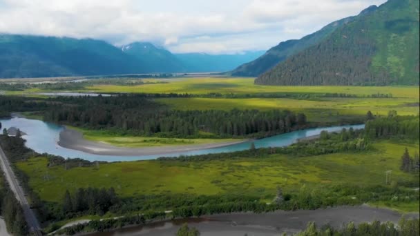 Video Mountains Turnagain Arm — Video Stock