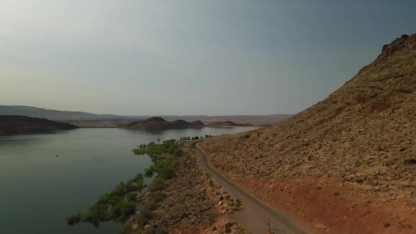 Road Reservoir Zion Utah — 图库视频影像