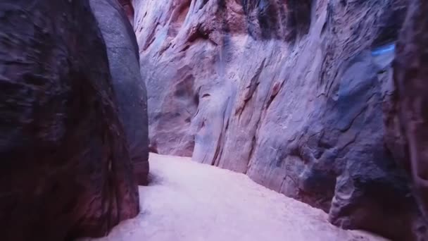 Drone Utah Slot Canyons — Stok video