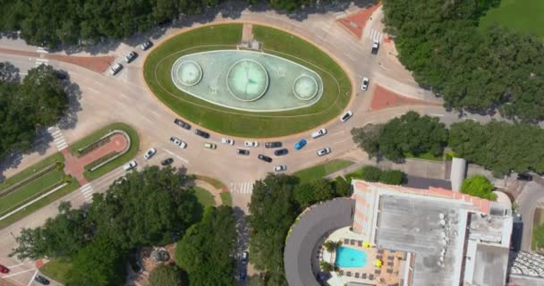 Aerial Houston Museum District — Vídeo de stock