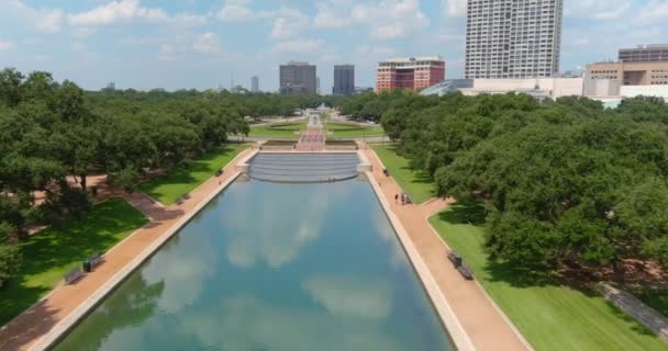 Aerial Houston Museum District — Vídeo de Stock
