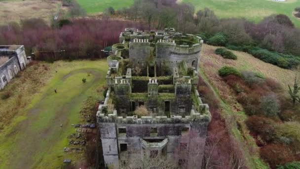 Dalquharran Castle Ayrshire Scotland — Stockvideo