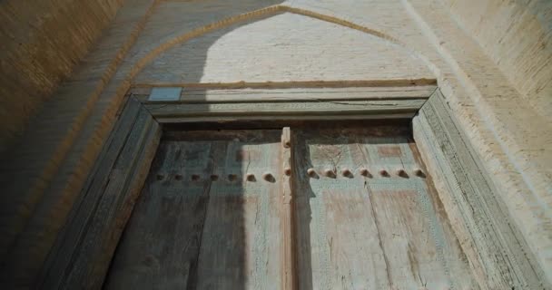 Bukhara City Uzbekistan Gates Mosque Medieval Mosque Century Silk Road — Αρχείο Βίντεο