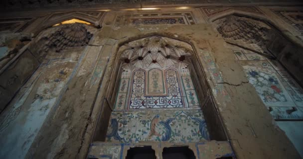 Bukhara Πόλη Ουζμπεκιστάν Μέσα Στο Παλιό Σπίτι Silk Road Διακόσμηση — Αρχείο Βίντεο