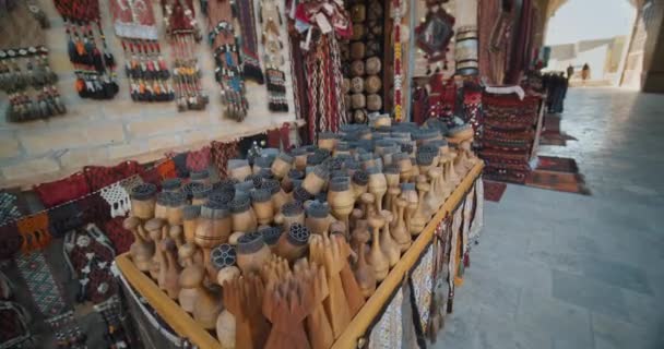 Bukhara Uzbekistan Silk Road Shopping Street — Video Stock