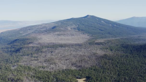 Aerial View Beautiful Place Named Sky Lakes Wilderness Mild Cold — Stockvideo