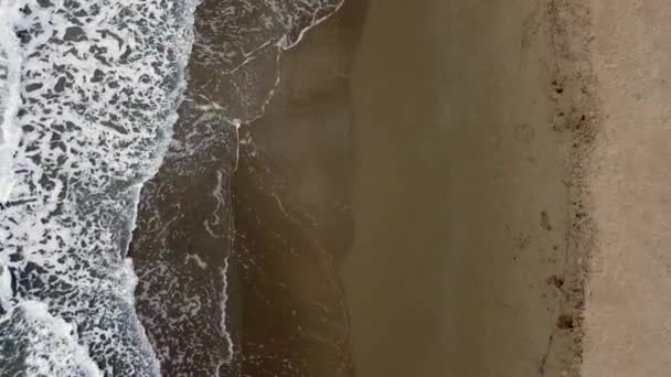 Unbelievable Aerial Drone Flight Drone Camera Pointing Shot Coastline Shore — 图库视频影像