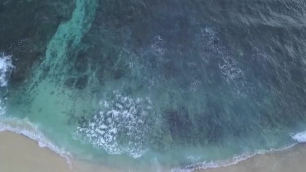 Calmer Aerial View Flight Slowly Sinking Drone Footage Idyllic Dream — Stok Video