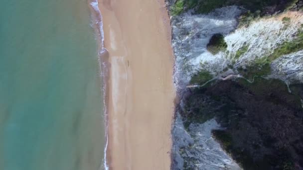 Million Aerial View Flight Drone Footage Coastline Waves Paradise Wild — Vídeo de stock