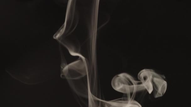 Slowly Swirling Smoke Stream — Αρχείο Βίντεο