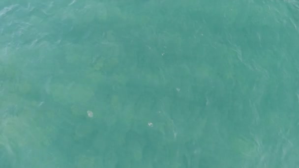 Lake Superior Blue Water Calm Waves Aerial — Stock videók