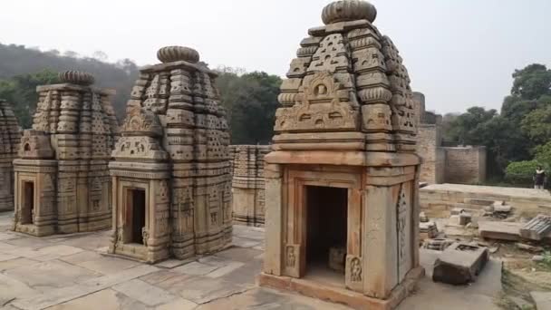 Bateshwar Group Temples Morena Madhya Pradesh — Vídeo de stock