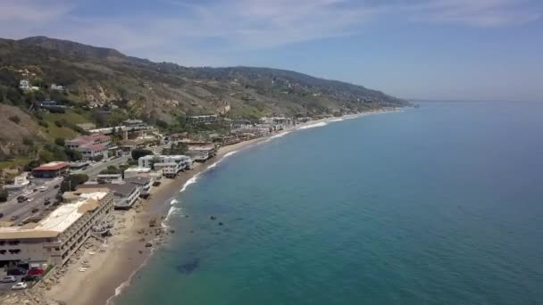 Beach Boys California Dream Surfing Paradise Marvelous Aerial View Flight — Vídeos de Stock