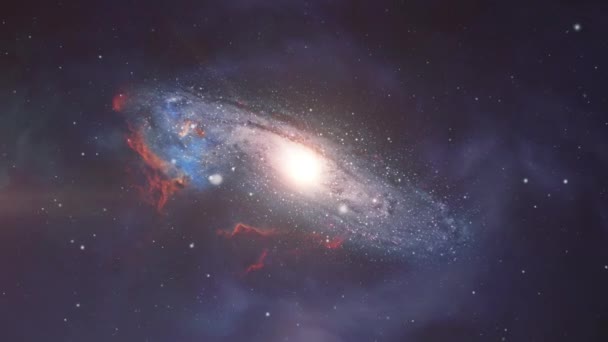Galaxie Voie Lactée Dans Univers — Video